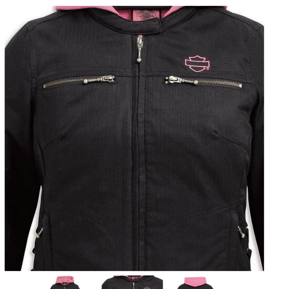 HARLEY DAVIDSON WOMEN'S PINK LABEL 3-IN-1 CASUAL JACKET WITH VEST - Picture 2 of 16